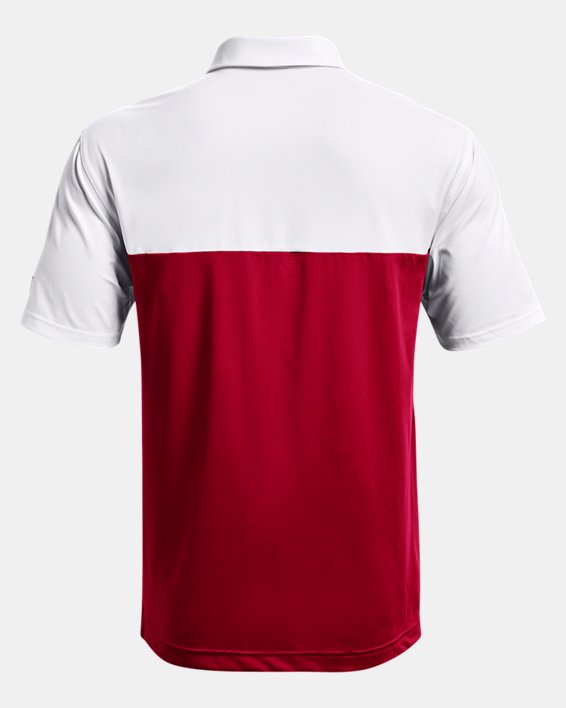 Men's UA Playoff Collegiate Polo, Red, pdpMainDesktop image number 4